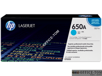 Toner HP 650A (CE271A) niebieski 15000str