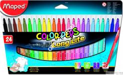 Flamastry trójkątne 24kol COLOR 845022 MAPED