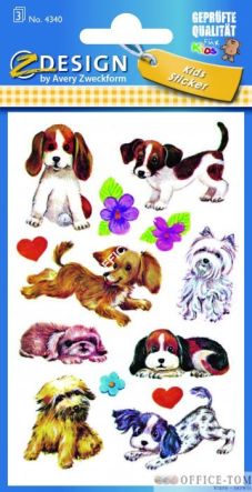 Naklejki AVERY ZWECKFORM Z-Design Kids Psy