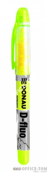 Zakreślacz DONAU D-Fluo żółty