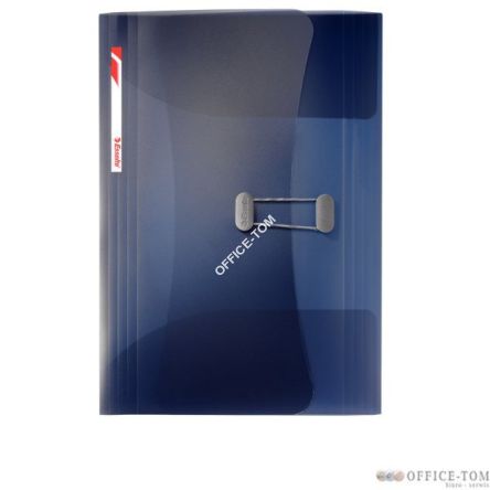 Teczka z gumką Intense  - grzbiet 15 mm, niebieski Esselte