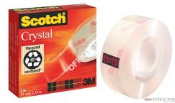 600 Taśma samoprzylepna Scotch® Crystal Clear, przezroczysta, w pudełku, 19mm x 33m
