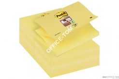 Bloczki samoprzylepne R350-12SS-CY Post-it® Super sticky Z-Notes, żółte, 12 sztuk po 90 kartek, 76x127mm