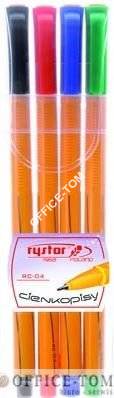 Cienkopis RYSTOR RC-04 etui 4szt.