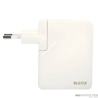 Ładowarka sieciowa Leitz Kolekcja Complete ze złącza USB do gniazdka sieciowego, z 2 portami USB, 24-watowa