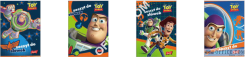 Zeszyt do słówek A6, 16k., krata, TOY STORY DISNEY  UNIPAP