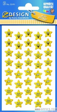 Naklejki AVERY ZWECKFORM Z-Design Creative Gwiazdy