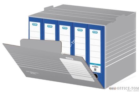 Karton archiwizacyjny zbiorczy ELBA na dokumenty i pudła archiwizacyjne otwierane z przodu 400014215 ELBA
