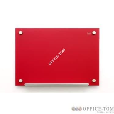 Tablica szklana Nobo Diamond 120x90, czerwona