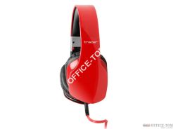 Słuchawki z mikrofonem  TRACER CHERRY Mini-jackTRS Czerwony