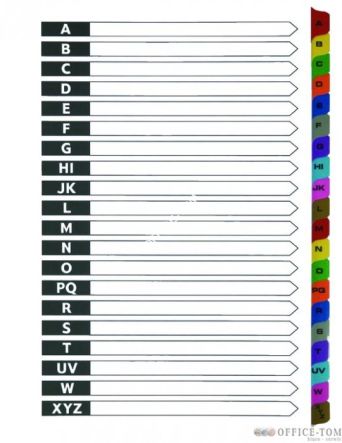 Przekłądki PP DELI A-Z