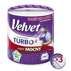 Ręcznik VELVET TURBO 3 warstwy, 300 listków