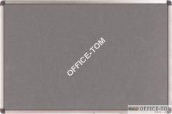 Tablica NOBO tekstylna Elipse 90 x 60 cm, szara