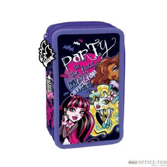 Piórnik podwójny z wyposażeniem MONSTER HIGH  ST.MAJEWSKI