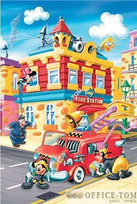 Puzzle Straż pożarna Myszka Miki - Puzzle Maxi 24 elementy TREFL 14083