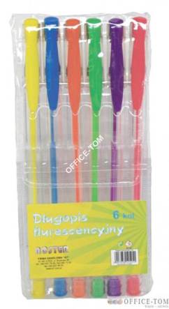 Długopis GEL FLUO A\'6 etui A7