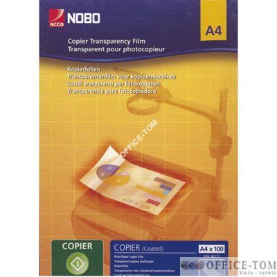 Folia Nobo A4  OHP do kopiarek obustronnie powlekana 100 szt