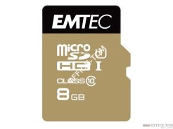 MicroSDHC 8GB Class10 Gold +