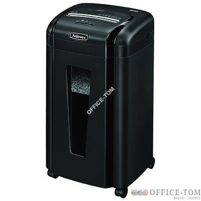 Niszczarka FELLOWES MS-460Cs Czarny DIN4 10str 28L