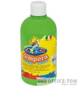 Farba TEMPERA zielona (jasny) CARIOCA 500ml