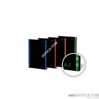 Skorowidz teleadresowy OFFICE A4 96k 60g K5x5 twarda oprawa