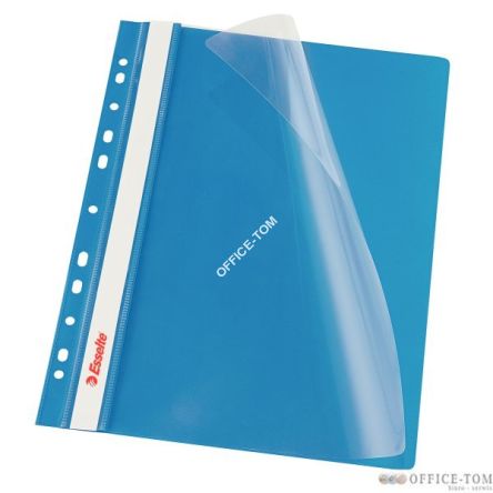 Skoroszyt wpinany ESSELTE, 10 szt. w folii, niebieski