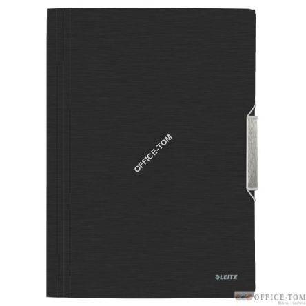 Teczka z gumką Leitz Style, 15 mm A8 Satynowa czerń