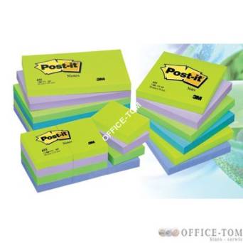 Bloczki samoprzylepne 3M POST-IT® 655MT 127x76 Paleta miętowa 600k