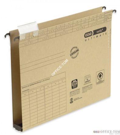 Teczka zawieszana szeroka ELBULT 30mm A4 bezbarwny Elba