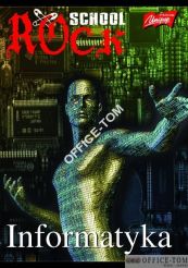 Zeszyt okładka laminowana A5, 60k., kratka, informatyka Unipap