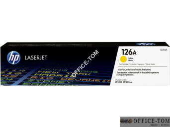 Toner HP 126A (CE312A) żółty 1000str