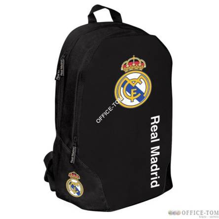 Plecak czarny 15\'\' REAL MADRYT ST.MAJEWSKI