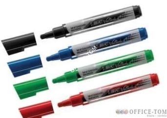 Marker VELLEDA 4 kolory suchościeralne 902099 LIQUID INK TANK BIC