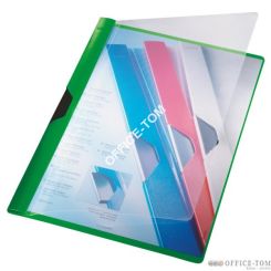 Skoroszyt z klipsem LEITZ - 3 mm - do 30 kartek, zielony