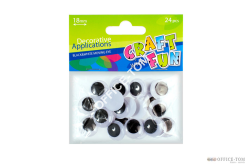 Ozdoba Dekoracyjna Oczy 18Mm CRAFT WITH FUN