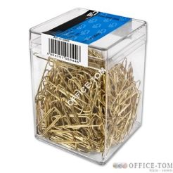 Spinacz E&D PLASTIC złoty 32mm 300szt plastikowe pudełko