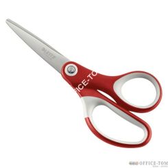 Nożyczki tytanowe Leitz, 150 mm, czerwone