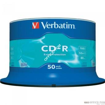 Płyta VERBATIM CD-R cake box 50 700MB 52x DataLife
