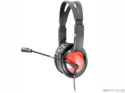 Słuchawki z mikrofonem  TRACER RUMBA Mini-jack Czarno-czerwone