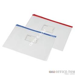 Teczka A4 PVC na suwak zielony płaskrzydłowa 0410-0022-04 Panta Plast