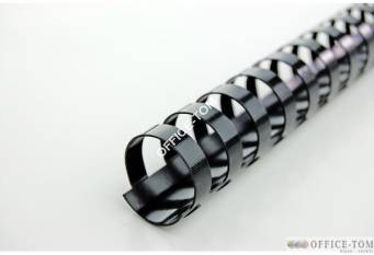 Grzbiety GBC plastikowe 8mm - 100 szt. Czarne