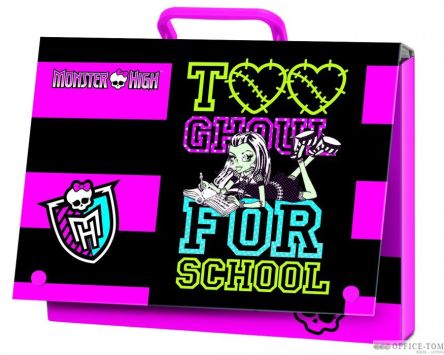 Teczka z raczką A4, MONSTER HIGH ST.MAJEWSKI