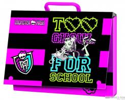 Teczka z raczką A4, MONSTER HIGH ST.MAJEWSKI