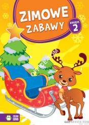 Książka Zimowe zabawy. Zeszyt 2  Zielona Sowa