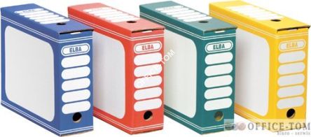 Karton archiwizacyjny ELBTRIC COL A4 9.5cm żółty