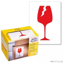 Etykiety ostrzegawcze \"Ostrożnie szkło\" AVERY ZWECKFORM