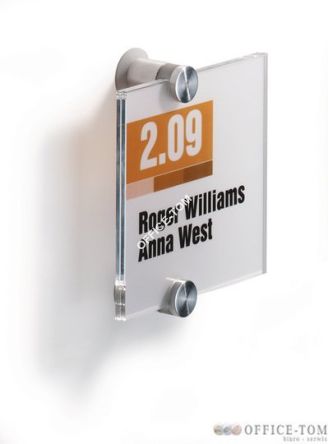 Tabliczka informacyjna CRYSTAL SIGN 105 x 105 mm DURABLE