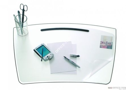 Podkladka na biurko CEP ICE czarna 656x448