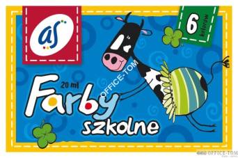 Farby szkolne \'AS\' 6kol.A\'20ml AST