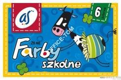 Farby szkolne \'AS\' 6kol.A\'20ml AST